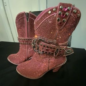 Dolls kill rhinestone cowboy boots